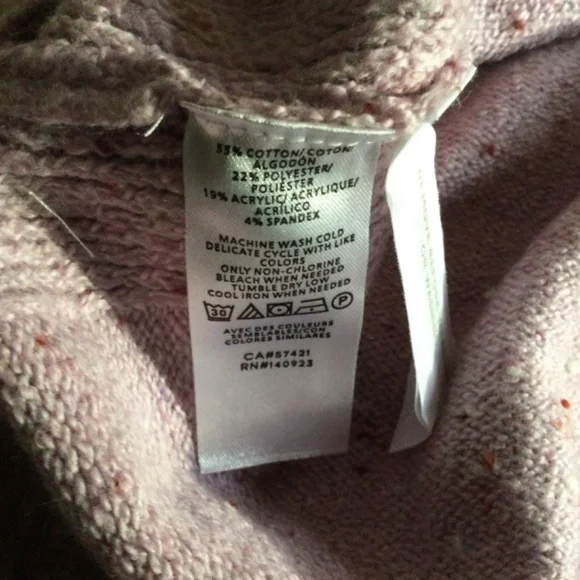 Loft lavender collared sweater very oversized NWT size M - Picture 6 of 8